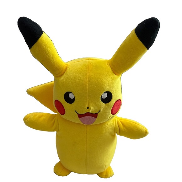 Nintendo Other - RARE Talking Pikachu Plush 14" – Works! Movie Style Pokémon Talks Wiggles Glows